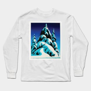 Eyvind Earle snowflake Long Sleeve T-Shirt